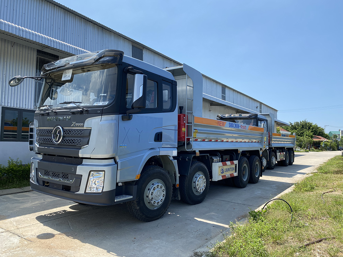 Xe Ben SHACMAN 400HP 8x4 thùng U 13,8m3 2 Xe Ben SHACMAN 400HP 8x4 thùng U 13,8m3 - Ảnh 2
