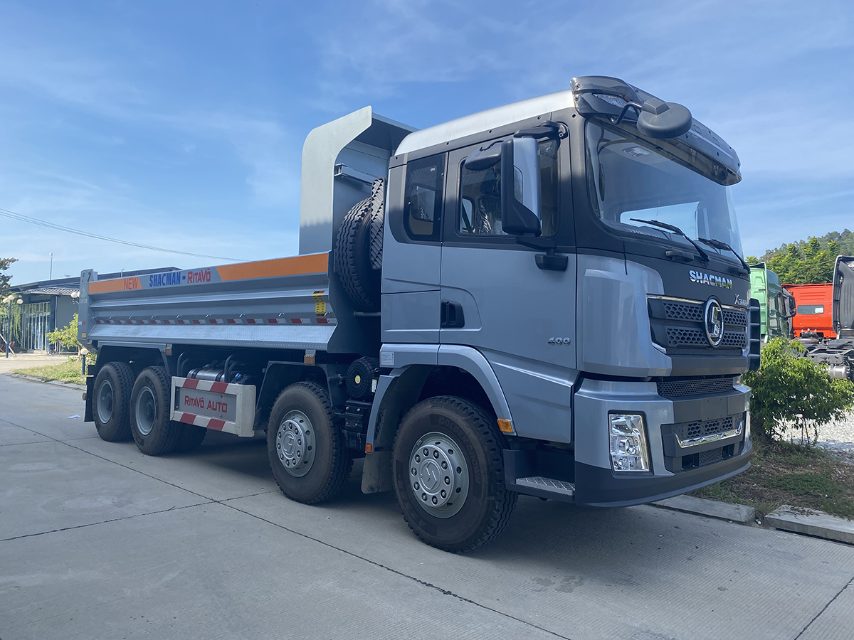Xe Ben SHACMAN 400HP 8x4 thùng U 13,8m3 1 Xe Ben SHACMAN 400HP 8x4 thùng U 13,8m3