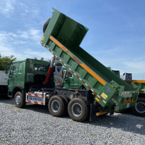 Xe Ben Howo 380 V7G 6x4 thùng vuông 8 xeben howo 380 6x4 vuong1