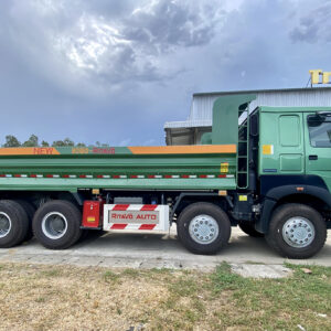 Xe Ben Howo 380 V7G 8x4 thùng U Đúc 14m3 9 xeben howo 380 8x4 thung duc3