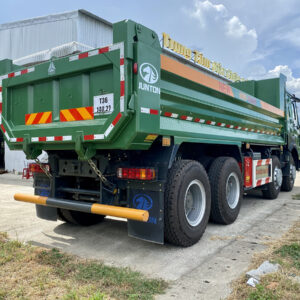 Xe Ben Howo 380 V7G 8x4 thùng U Đúc 14m3 10 xeben howo 380 8x4 thung duc4