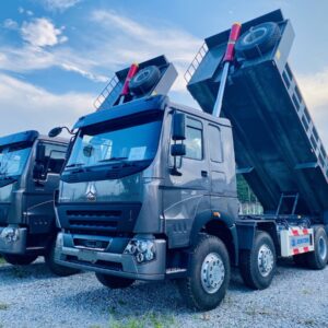 Xe Ben Howo 380 V7G 8x4 thùng vuông 12m3