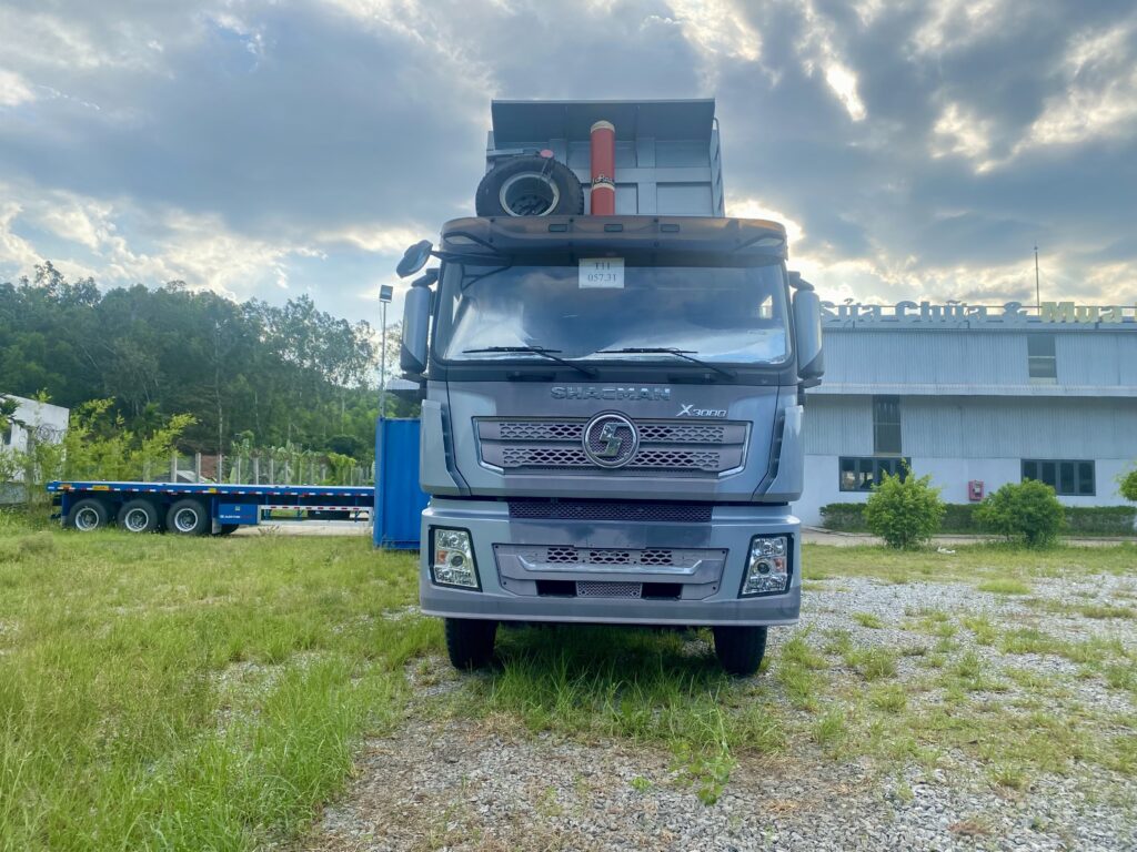 Xe Ben SHACMAN 400HP 8×4 thùng Vuông 12,8m3