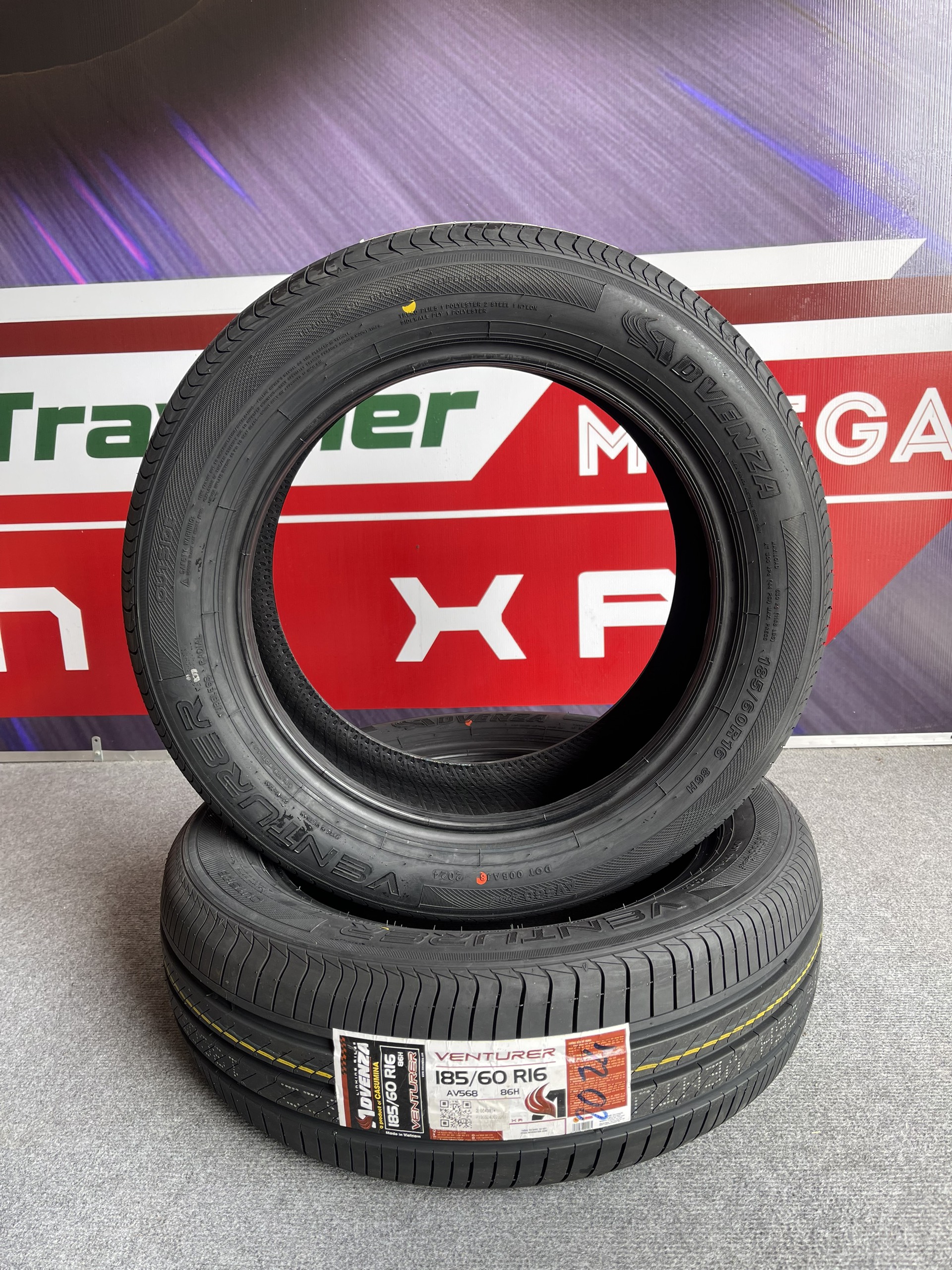 Lốp ô tô Advenza 185/60R16 Venturer AV568 86H TL chính hãng 5 Lốp ô tô Advenza 185/60R16 Venturer AV568 86H TL chính hãng - Ảnh 5