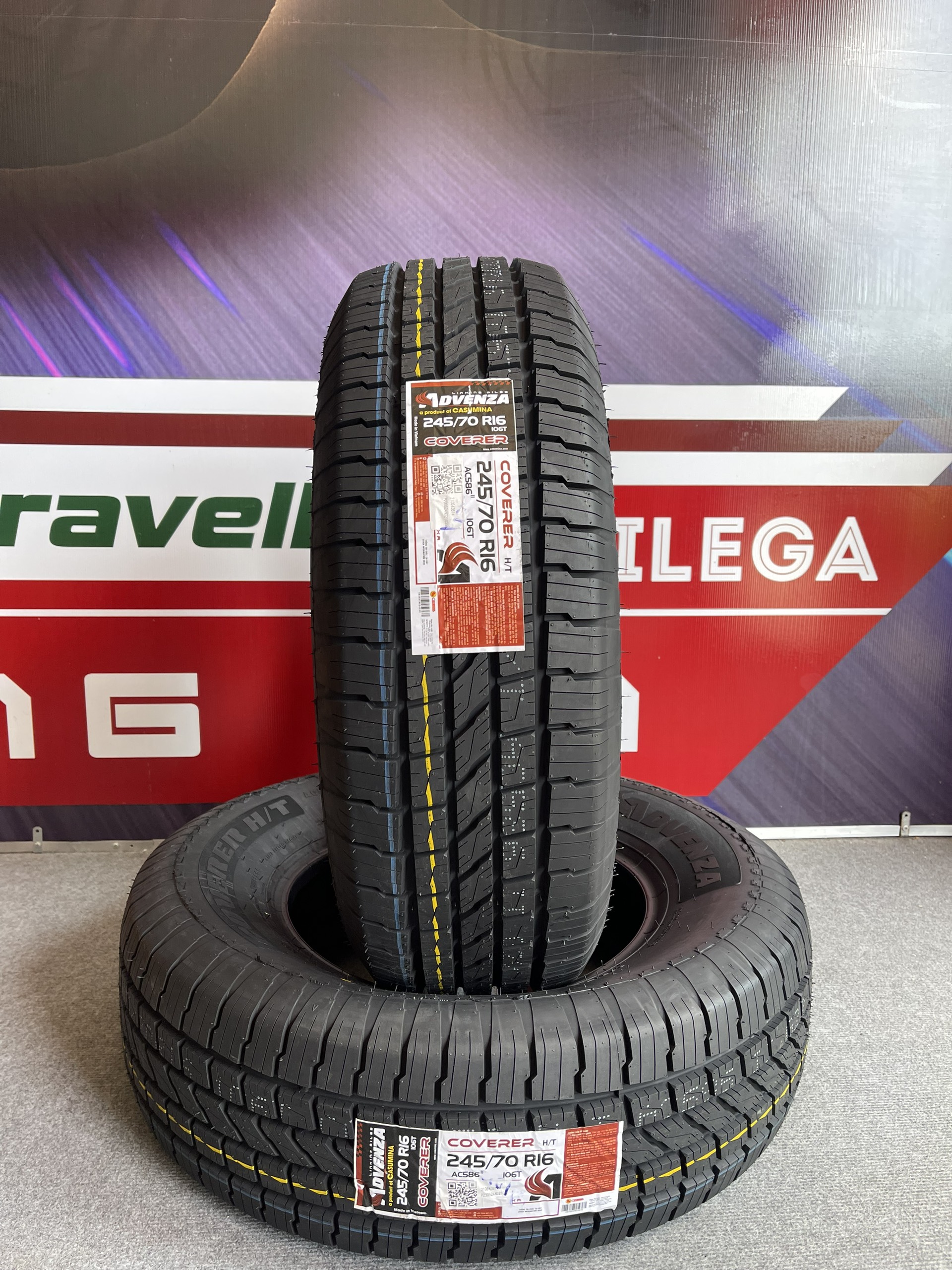 Lốp ô tô Advenza TL 245/70R16 Coverer AC586 106T chính hãng 4 Lốp ô tô Advenza TL 245/70R16 Coverer AC586 106T chính hãng - Ảnh 4