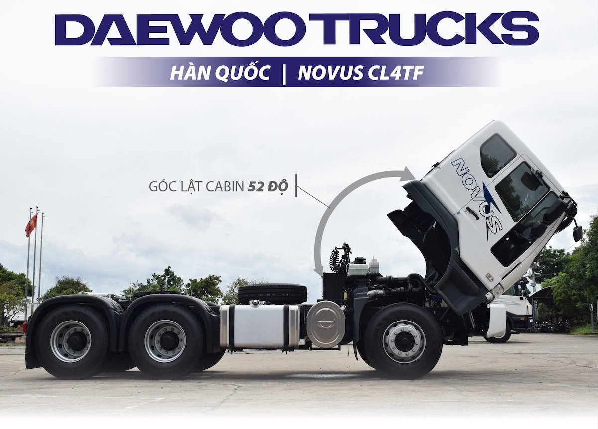 Xe Đầu Kéo DAEWOO NOUVUS CL4TF 4 Xe Đầu Kéo DAEWOO CL4TF