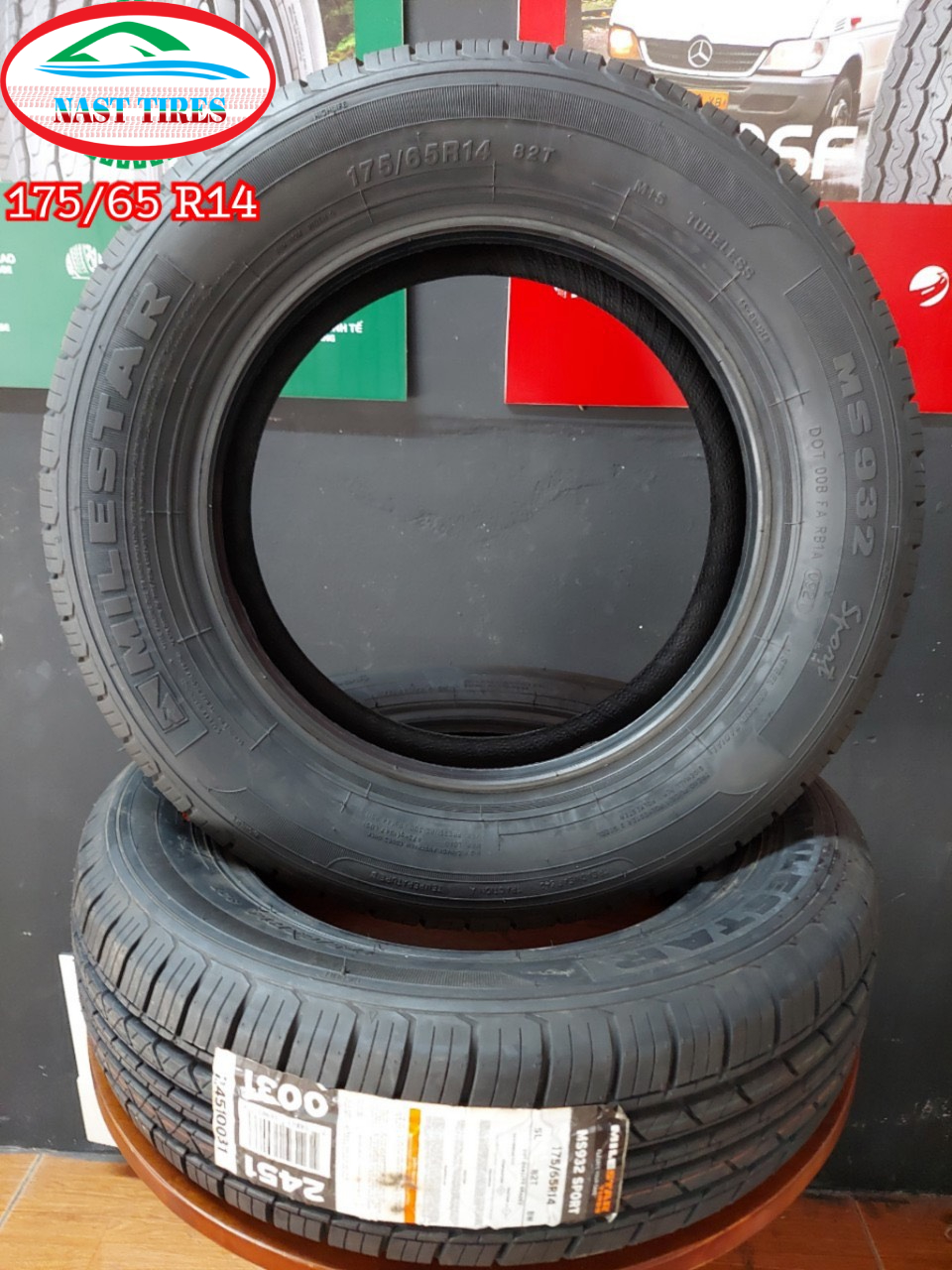 Lốp ô tô Milestar 175/65R14 82T MS932 hàng Mỹ chính hãng 2 Lốp ô tô Milestar 175/65R14 82T MS932 hàng Mỹ chính hãng - Ảnh 2