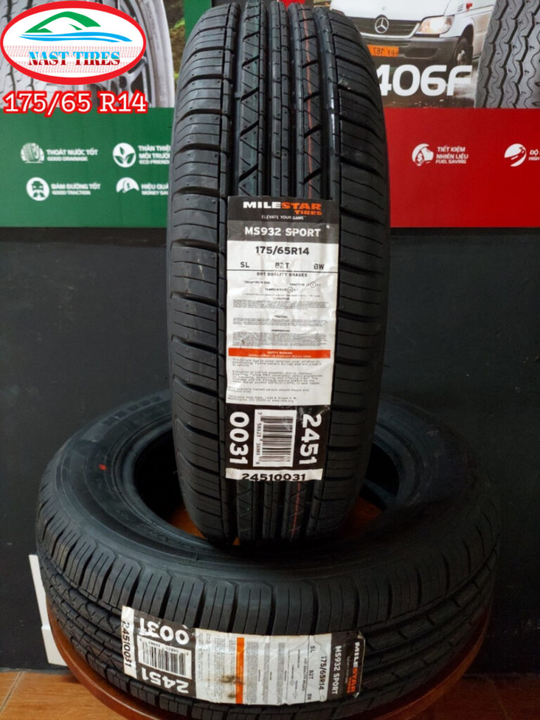 Lốp ô tô Milestar 175/65R14 82T MS932 hàng Mỹ chính hãng 8 lop o to 175 65R14 82T MS932 chinh hang2