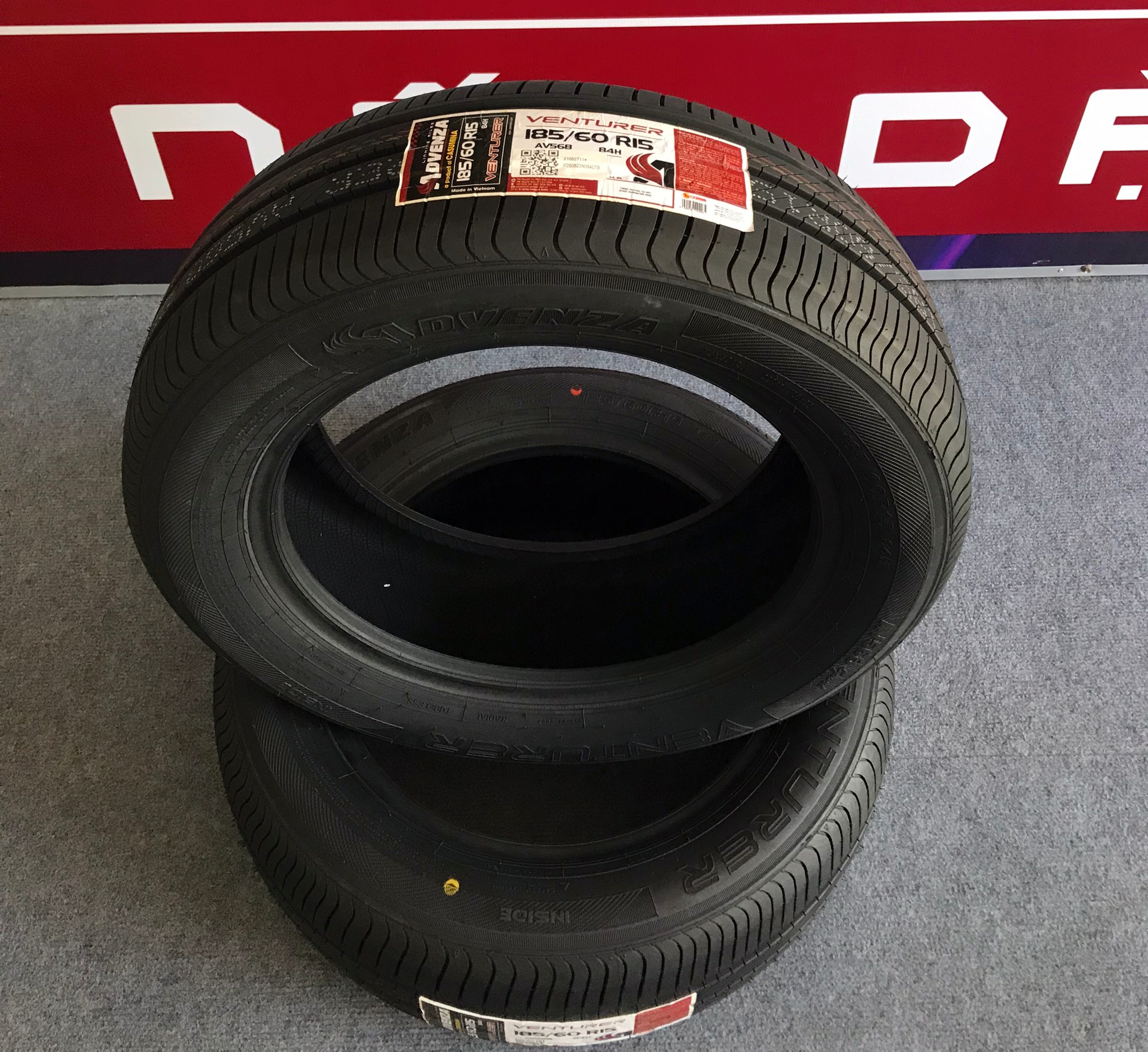 Lốp ô tô Advenza 185/60R15 Venturer AV568 84H 2 Lốp ô tô Advenza 185/60R15 Venturer AV568 84H - Ảnh 2