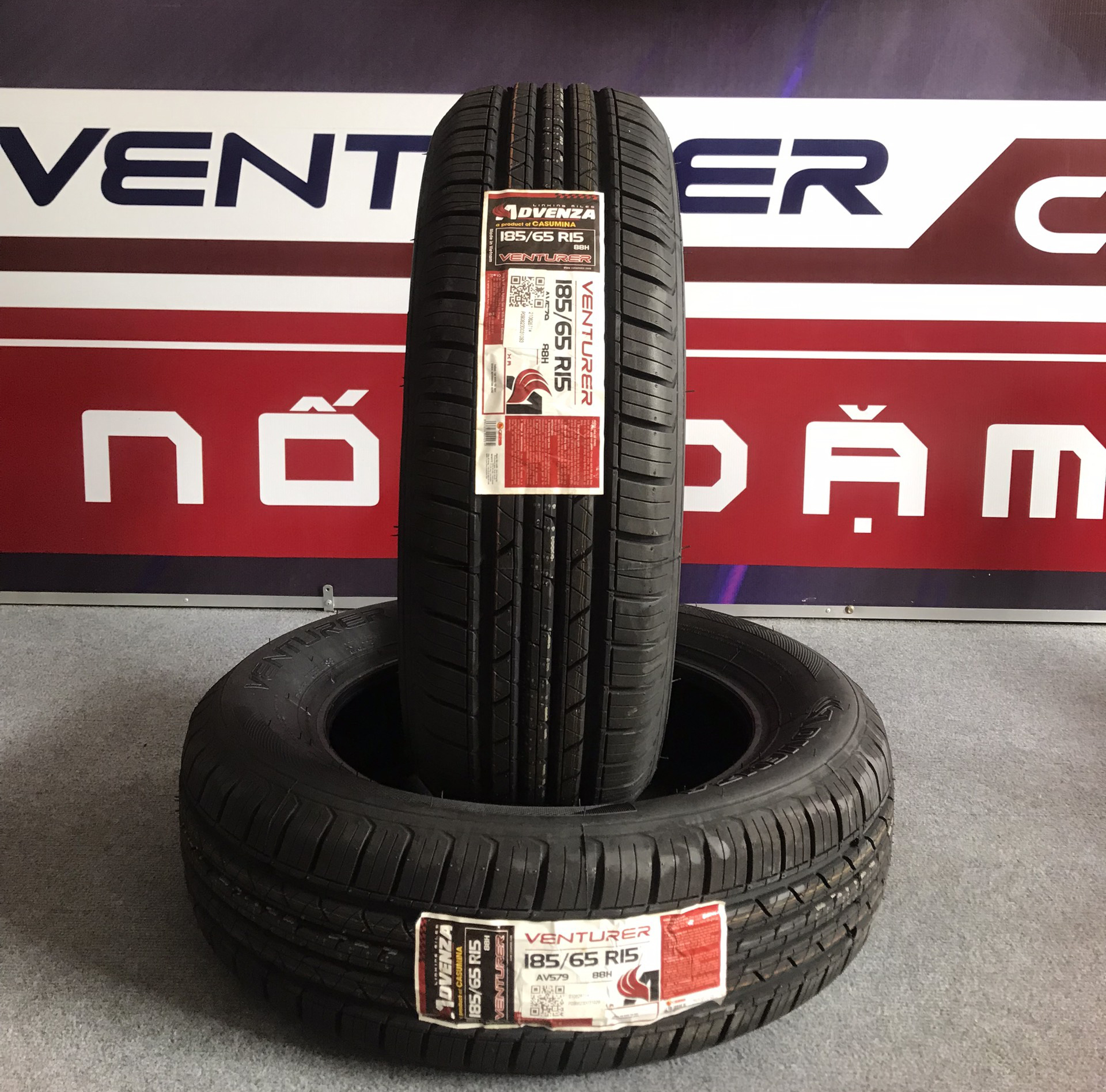 Lốp ô tô Advenza TL 185/65R15 Venturer AV579 88H 1 Lốp ô tô Advenza TL 185/65R15 Venturer AV579 88H