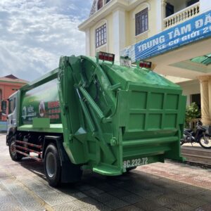 Xe cuốn ép rác 14 khối DONGFENG 7 Xe cuốn ép rác Dongfeng 14 khối