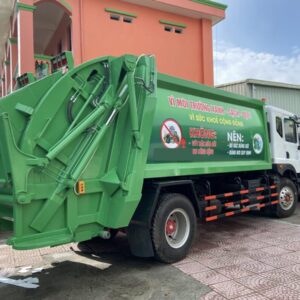 Xe cuốn ép rác 14 khối DONGFENG 6 Xe cuốn ép rác Dongfeng 14 khối