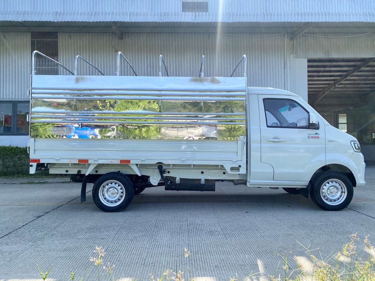 Xe tải SRM T50 THÙNG KHUNG MUI 2 Xe tải SRM T50 THÙNG KHUNG MUI