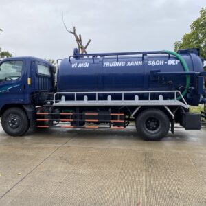 Xe bồn tưới nước rửa đường 8 khối HYUNDAI 110SP