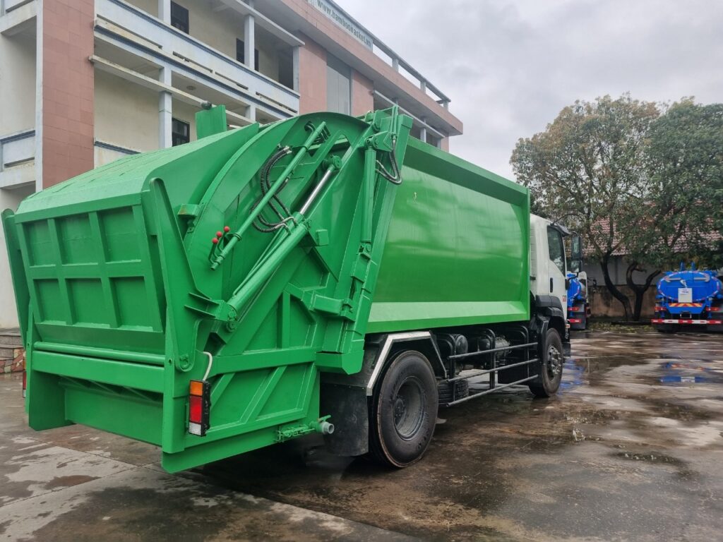Xe cuốn ép rác 14 khối ISUZU (FVR34LE4A)