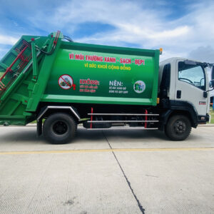 Xe cuốn ép rác 9 khối ISUZU (FRR90HE4A)