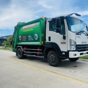 Xe cuốn ép rác 9 khối ISUZU (FRR90HE4A)