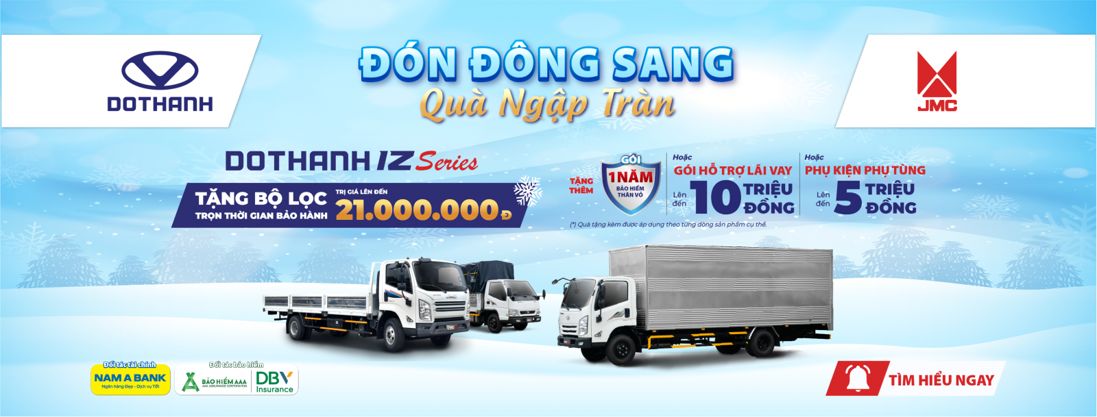 khuyen mai xe tai dothanh iz thang 11